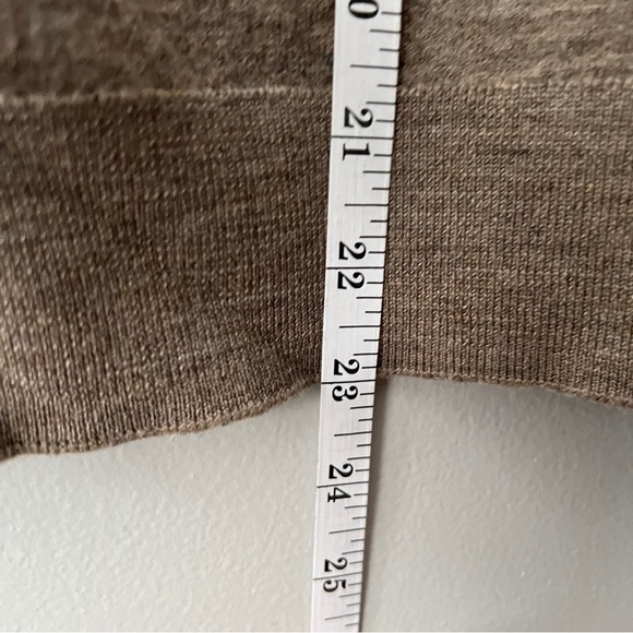 H&M HM Brown Washed Wool Knitted Pullover Longshleeve Semi-stretch  - Medium - Picture 8 of 10